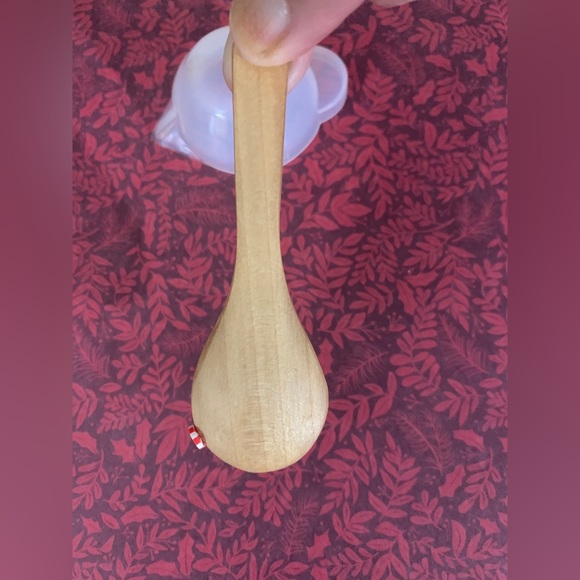 Mini wooden spoon with decorative items - Picture 2 of 4